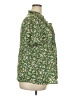 Shein Floral Green Short Sleeve Blouse Size XXL - photo 4