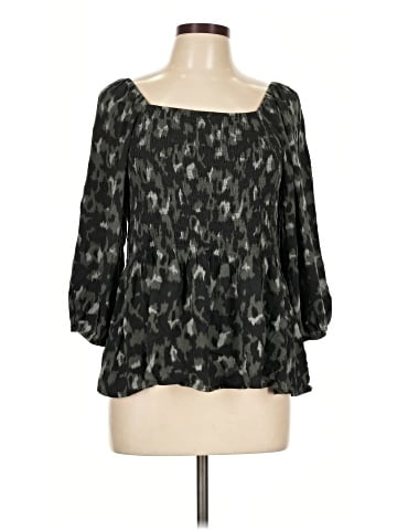 Bobeau 3/4 Sleeve Blouse (view 1)