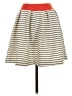 Dina Be Stripes Ivory Casual Skirt Size S - photo 1
