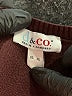 D&Co. 100% Acrylic Burgundy Pullover Sweater Size XL - photo 7