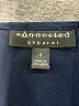 Connected Apparel Solid Black Casual Dress Size 6 - photo 7