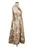 Calvin Klein 100% Polyester Metallic Gold Cocktail Dress Size 16 - photo 4