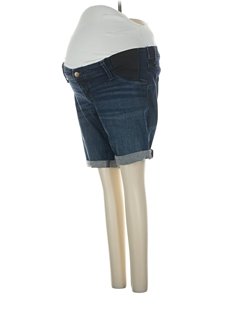 Pre-owned Isabel Maternity Denim Shorts In Blue