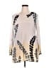 Marla Wynne Silver Long Sleeve Top Size XL - photo 1