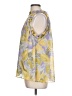 Entro 100% Polyester Yellow Sleeveless Blouse Size L - photo 5