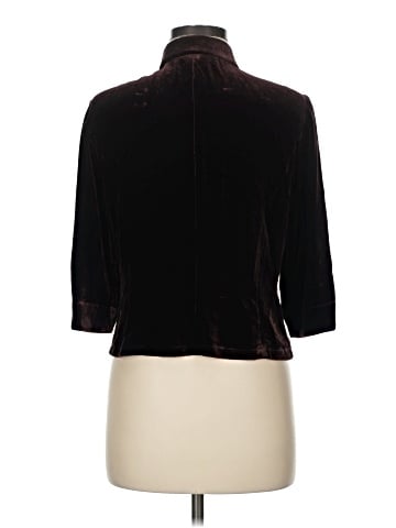 Ann Taylor 3/4 Sleeve Button-Down Shirt (view 2)