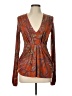 ETRO Orange Long Sleeve Blouse Size EU (IT) 46 / US 10 - photo 1