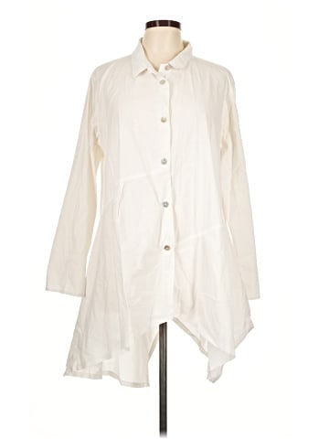 Comfy U.S.A. Long Sleeve Button-Down Shirt (view 1)