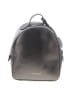 Emporio Armani 100% Leather Solid Black Gray Backpack One size - photo 1