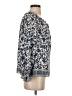 Sam and Jess 100% Polyester Blue 3/4 Sleeve Blouse Size S - photo 4