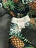 Mine 100% Rayon Floral Green Shorts Size L - photo 3