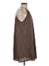 Lush 100% Polyester Print Brown Casual Dress Size S - photo 4