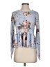 Alya Blue Long Sleeve Blouse Size XS - photo 1