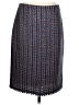 Ann Taylor Tweed Blue Formal Skirt Size 8 - photo 1