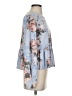 Alya Blue Long Sleeve Blouse Size XS - photo 4