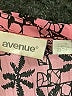 Avenue 100% Polyester Print Gray 3/4 Sleeve Blouse Size 22 Plus - photo 7