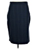 Banana Republic Plaid Blue Wool Skirt Size 14 - photo 1