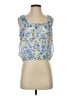 Calypso St. Barth Blue Sleeveless Blouse Size S - photo 1