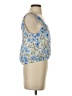 Calypso St. Barth Blue Sleeveless Blouse Size S - photo 4
