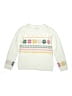 Tucker + Tate Print White Ivory Pullover Sweater Size 7 - photo 1