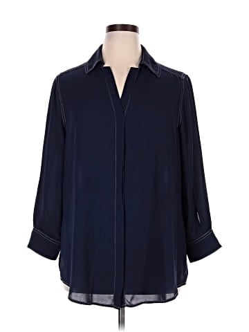 Foxcroft 3/4 Sleeve Blouse (view 1)