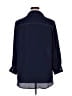 Foxcroft 100% Polyester Solid Blue 3/4 Sleeve Blouse Size 14 - photo 2