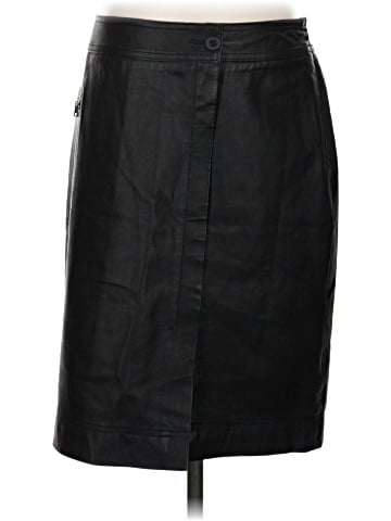 Anne Klein Leather Skirt (view 1)