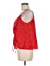 Aqua 100% Polyester Red Sleeveless Blouse Size M - photo 5