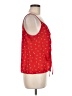 Aqua 100% Polyester Red Sleeveless Blouse Size M - photo 4