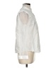 Boho Chic White Long Sleeve Button-Down Shirt Size M - photo 4