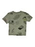 Zara Print Green Short Sleeve T-Shirt Size 6 - 7 - photo 2