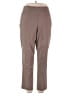 Kim Rogers Solid Brown Casual Pants Size 18 - photo 1