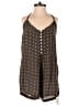 Faithfull the Brand 100% Rayon Polka Dots Brown Romper Size 2 - photo 1