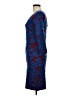 Francesca's Graphic Blue Cocktail Dress Size L - photo 5