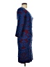 Francesca's Graphic Blue Cocktail Dress Size L - photo 4