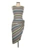 Bailey 44 Stripes Gray Casual Dress Size L - photo 1