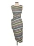 Bailey 44 Stripes Gray Casual Dress Size L - photo 2