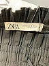 Zara 100% Polyethylene Solid Black Skort Size XS - photo 3