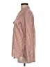Express Stripes Orange Long Sleeve Blouse Size M - photo 5