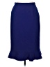 Le Suit 100% Polyester Solid Blue Formal Skirt Size 8 - photo 1