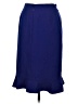 Le Suit 100% Polyester Solid Blue Formal Skirt Size 8 - photo 2