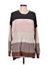 American Eagle Outfitters Color Block Pink Pullover Sweater Size S - photo 1