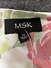 MSK 100% Polyester Floral Ivory Cocktail Dress Size XL - photo 7