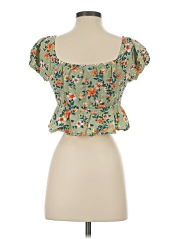 Derek Heart Short Sleeve Blouse (view 2)