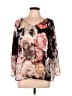 Jennifer Lopez Black 3/4 Sleeve Blouse Size 0X - photo 1