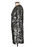 ALLSAINTS Graphic Silver Cocktail Dress Size 10 - photo 5