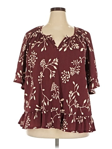 Bobeau Short Sleeve Blouse (view 1)
