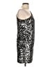 ALLSAINTS Graphic Silver Cocktail Dress Size 10 - photo 4