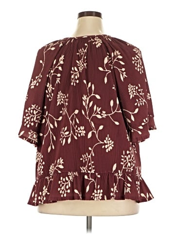 Bobeau Short Sleeve Blouse (view 2)