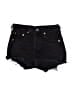 Levi's 100% Cotton Black Denim Shorts Size 24 waist - photo 1